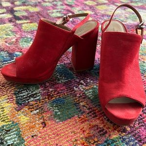 Red Urban Outfitters Heels